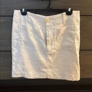 Maeve Cream Pencil Skirt